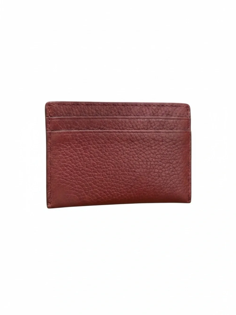 Michael Kors Dark Cherry Leather Card Holder NWT